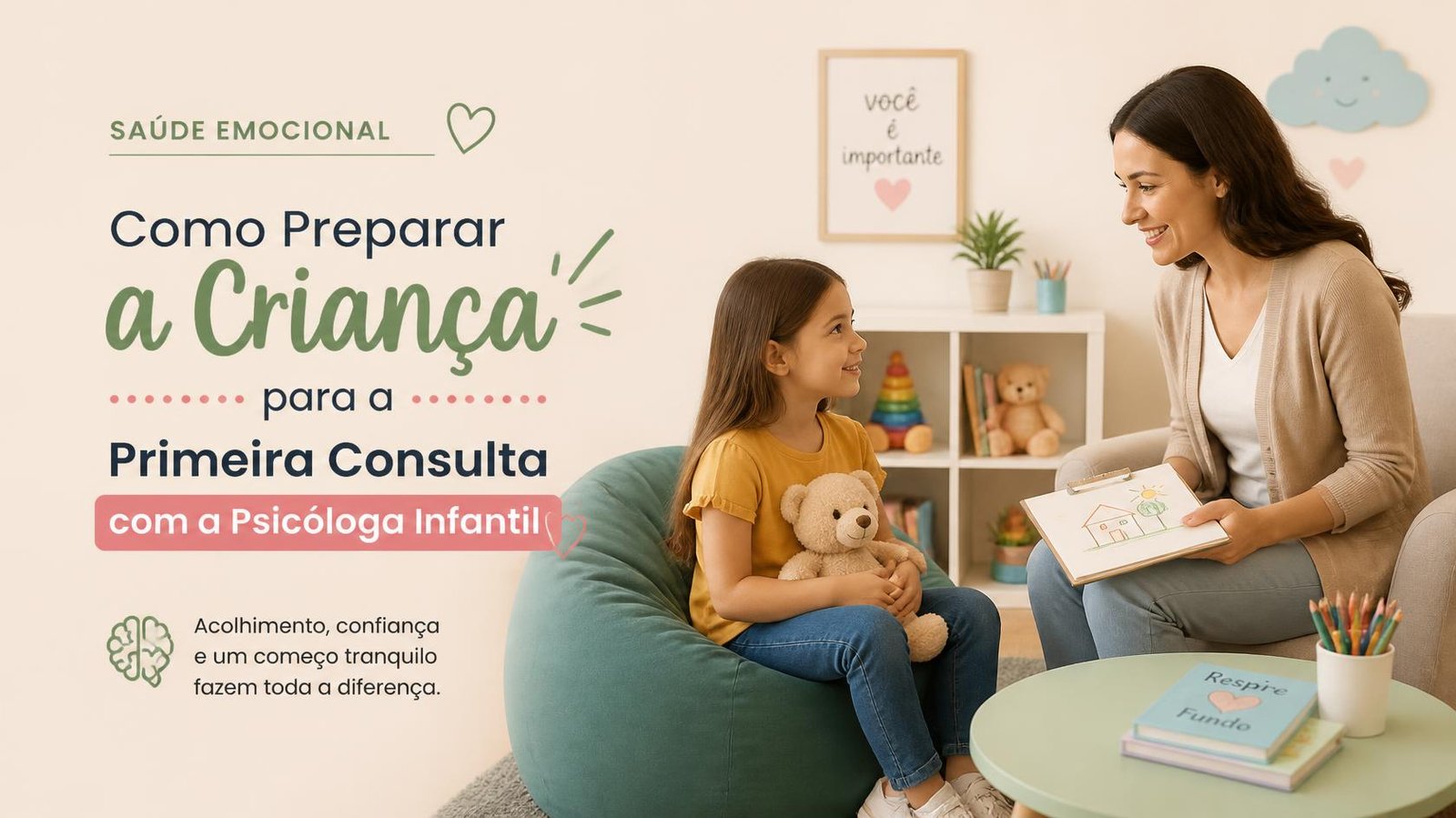 Como Preparar a Criança para a Primeira Consulta com a Psicóloga Infantil