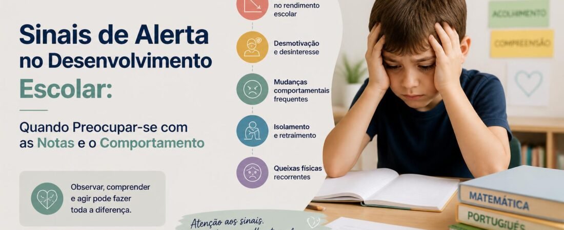 Sinais de Alerta no Desenvolvimento Escolar: Quando Preocupar-se com as Notas e o Comportamento