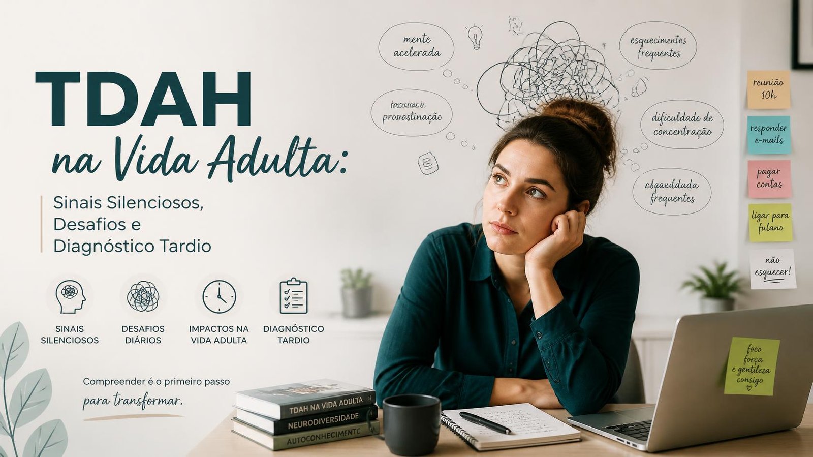 TDAH na Vida Adulta: Sinais Silenciosos, Desafios e Diagnóstico Tardio